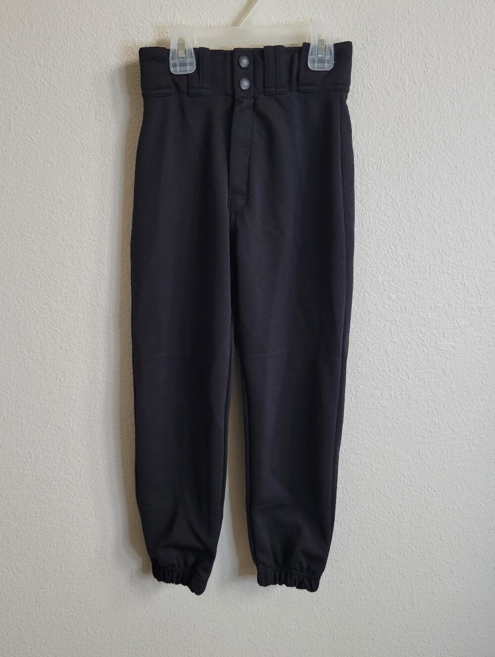 Easton Black Kid's Baseball-Softball Pants with Elastic Cuffs Youth Small